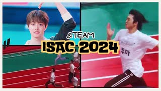 &TEAM (앤팀) at ISAC (아육대) 2024 - Fuma & EJ’s 60m Sprint Preliminary Round [Fancam]