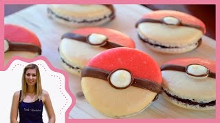 Pokemon labda macaron elkészítése recepttel - Sütik Birodalma