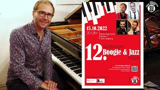 12. Siegburger Boogie & Jazz Night am 15.10.2022 um 20 h im Rhein-Sieg-Forum