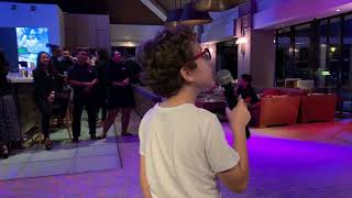 Karaoke night with Gordon at Club Med Kabira Ishigaki, November 2019