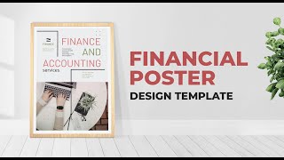 Financial Poster Design Template