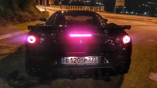 Novitec Rosso Ferrari F430 in Budva - start up and driving sound