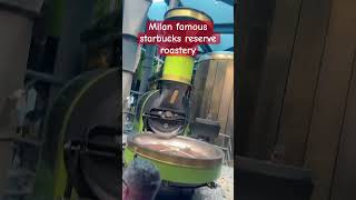 Milan famous starbucks, only Europe reserve roastery #trending #viral #shorts #starbucks #shortvideo