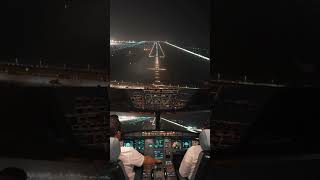 Landing in Cochin Airport viewed from the cockpit by 🎥 @clearedtoland.1 !