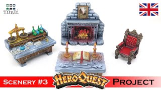 🇬🇧 Painting your miniatures - Heroquest Project : Scenery #3