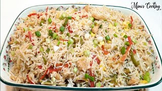 Chicken Fried Rice | Restaurant Style Chicken Fried Rice Recipe By Mimi's Cooking