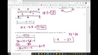 Geometry: Segment Bisectors & Midpoints