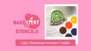 Ugly Christmas Sweater Cookies