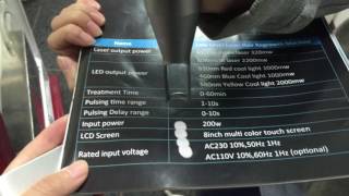 Korea Arm Q Switched ND YAG Laser 10hz paper test