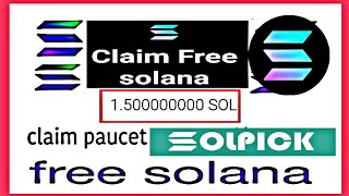 free solana claim daily faucet pay instant Tamil