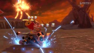 Wii U - Mario Kart 8 - (Wii) Grumble Volcano