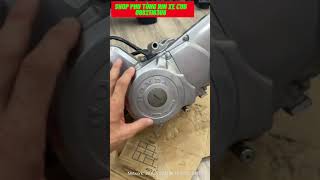 cục máy custom có đè 50cc 90cc , khung sườn rin xe cub custom100 dream lùn