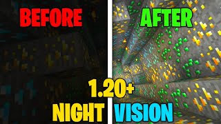 Night Vision Texture Pack Mcpe  1.20  | Night Vision Mcpe  1.20   [ 100% Working ]