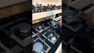 T29TA79N0A- 90cm 5 Burner Gas Cooktop with Wok Burner - Black Glass#rjadviser #shorts #youtubeshorts