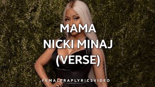 Nicki Minaj - MAMA (Verse)