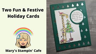 Swap Cards + Festive  & Fun Merry Bold & Bright Cardmaking FB Live Replay | Stampin' Up!