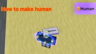 How to make Human in roblox Infinite Craft AI