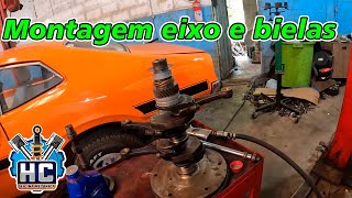 Começando a montar o motor do Fusca