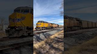 UP 6798 Highballs a happy Southbound coal train through Delta UT #countrymusic #train #unionpacific