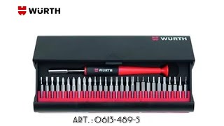 WURTH ,art.0613-489-5,29pcs. Отличный набор бит + битодержатель для точной механики и электроники.