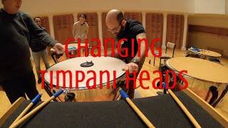 Changing Timpani Heads