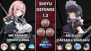 Yanagi x Qingyi x Rina | Ellen x Caesar x Soukaku | Shiyu Defense 5 - 6 - 7 | Zenless Zone Zero 1.3