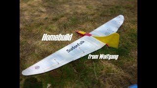 Homebuild RC flying wing Sudanfalk