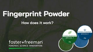 Fingerprint powders How do they work?! - foster+freeman fpNATURAL® 1+2