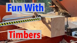 Milling Timbers is Simple on My Woodmizer LT15 Sawmill