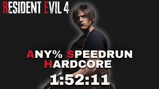 Resident Evil 4 Remake - Hardcore Any% Speedrun 1:52:11 (Indonesia)