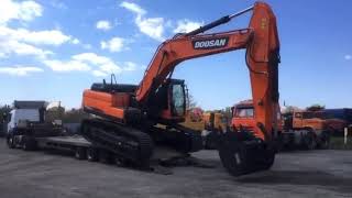 DOOSAN/DEVELON EXCAVATOR  UNLOADING