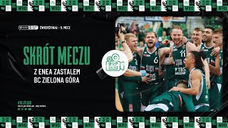 SKRÓT: Enea Zastal BC Zielona Góra - WKS Śląsk Wrocław 80:86 (30.04.2022 r.)