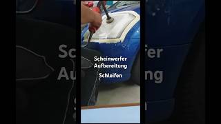 🧽 Scheinwerfer Aufbereitung und Versiegelung // 😱 #headlightpolishing #coating // Fa. Antes #shorts