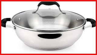 Great product -  AVACRAFT 18/10 Stainless Steel Everyday Pan, Stir Fry Pan with Five-Ply Base, Chef’