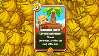 The Banana Farm is the BEST Card in Bloons Card Storm!