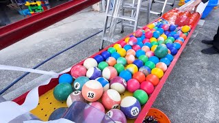 Marble Run Handmade Wooden Slope ☆ The balls that come and go are what heals me