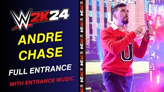 ANDRE CHASE WWE 2K24 ENTRANCE - #WWE2K24 ANDRE CHASE ENTRANCE THEME | WWE 2K24 all entrances