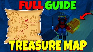 HOW To GET And USE TREASURE MAP! *Full Guide* Find Treasure Fast In Fisch! Roblox