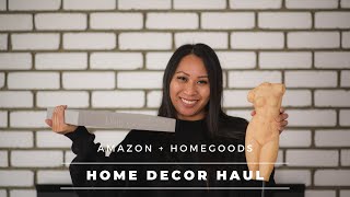 HOME DECOR HAUL | Amazon Home + HomeGoods