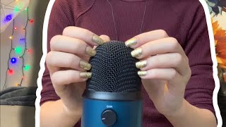 ASMR Mic Scratching (Test) (Little Talking)