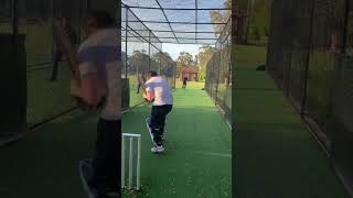 Throwback to bowling with the swing-king at the nets in late 2019.