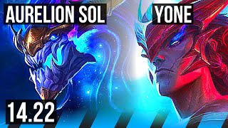 AURELION SOL vs YONE (MID) | 6/4/14 | KR Diamond | 14.22