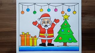 How to Draw Santa Claus Easy / Christmas Drawing / Santa Claus Drawing / Merry Christmas Drawing