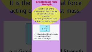 Gravitational Field Strength#Gravitational Field Intensity#Physics