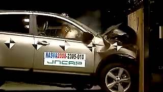 Vehicule  Crash Test 2009 Nissan Dualis Full Frontal) JNCAP-Extreme