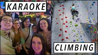 VLOG: Climbing, Bowling, & Karaoke Night!