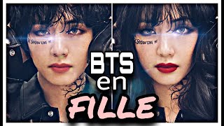 BTS en Fille [Face App]