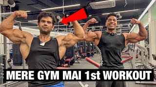 Mere New Gym Mai 1st Workout With Coach (BIG ANNOUNCEMENT)