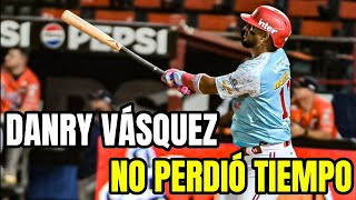 Danry Vásquez debuta con Cardenales con HR | Águilas rompe su maleficio contra Leones