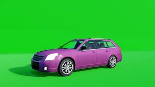 003 - Green Screen | Chroma Key | Car 4K